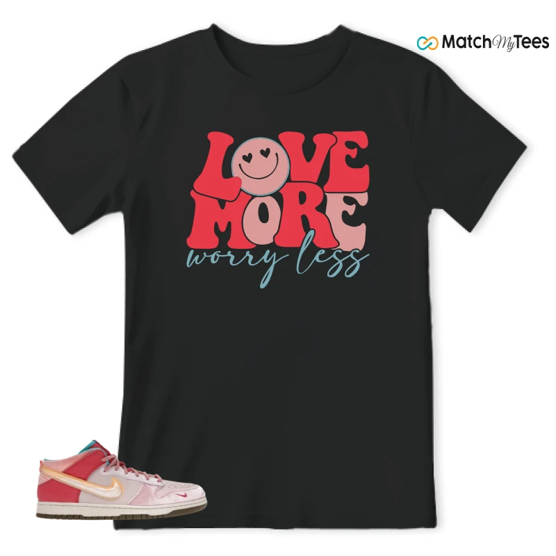 NIKE DUNK MID SOCIAL STATUS FREE LUNCH STRAWBERRY MILK SNEAKER Matching Tees t-shirt