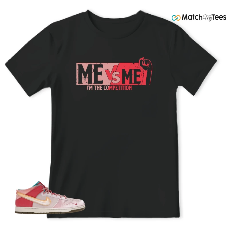 NIKE DUNK MID SOCIAL STATUS FREE LUNCH STRAWBERRY MILK SNEAKER Matching Tees t-shirt