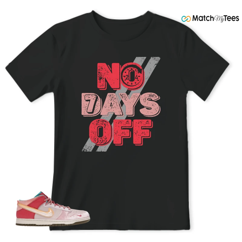 NIKE DUNK MID SOCIAL STATUS FREE LUNCH STRAWBERRY MILK SNEAKER Matching Tees t-shirt
