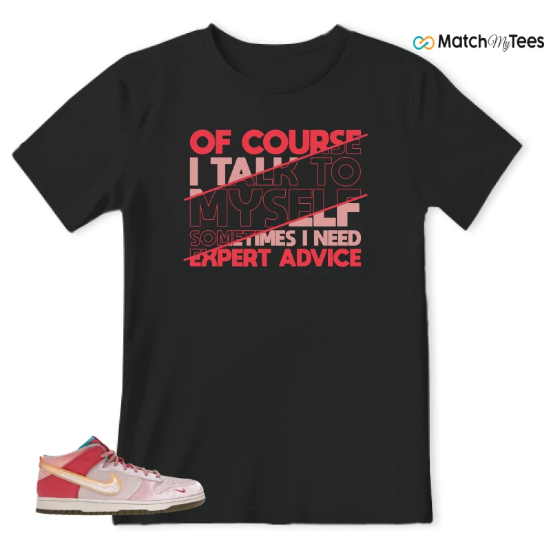 NIKE DUNK MID SOCIAL STATUS FREE LUNCH STRAWBERRY MILK SNEAKER Matching Tees t-shirt