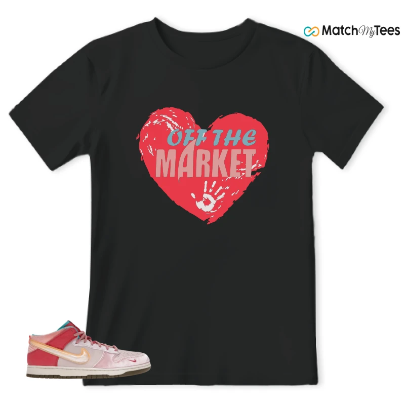 NIKE DUNK MID SOCIAL STATUS FREE LUNCH STRAWBERRY MILK SNEAKER Matching Tees t-shirt