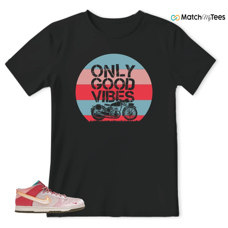 NIKE DUNK MID SOCIAL STATUS FREE LUNCH STRAWBERRY MILK SNEAKER Matching Tees t-shirt