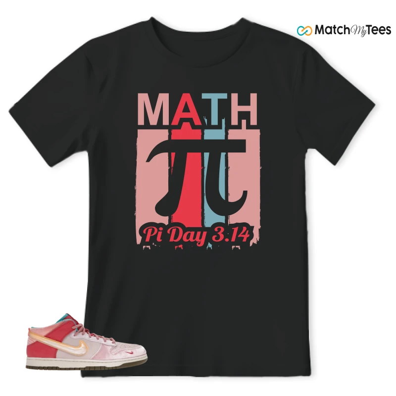 NIKE DUNK MID SOCIAL STATUS FREE LUNCH STRAWBERRY MILK SNEAKER Matching Tees t-shirt