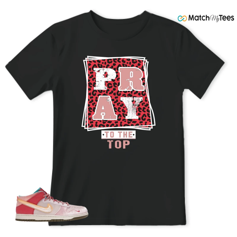 NIKE DUNK MID SOCIAL STATUS FREE LUNCH STRAWBERRY MILK SNEAKER Matching Tees t-shirt