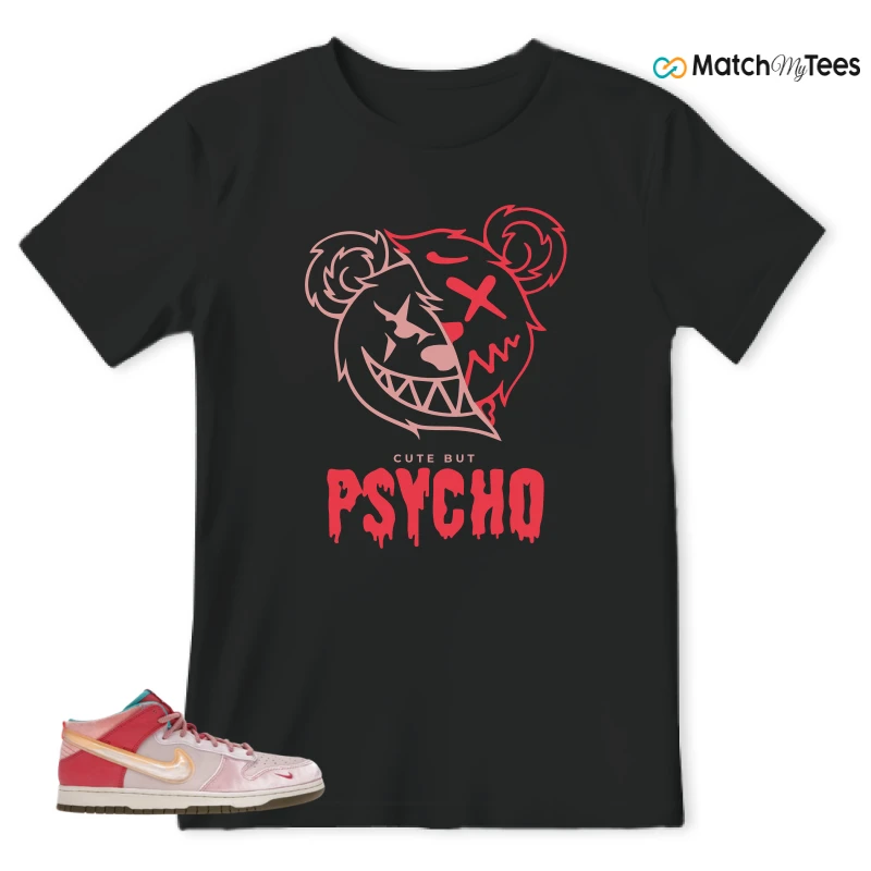 NIKE DUNK MID SOCIAL STATUS FREE LUNCH STRAWBERRY MILK SNEAKER Matching Tees t-shirt