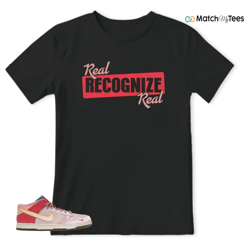 NIKE DUNK MID SOCIAL STATUS FREE LUNCH STRAWBERRY MILK SNEAKER Matching Tees t-shirt