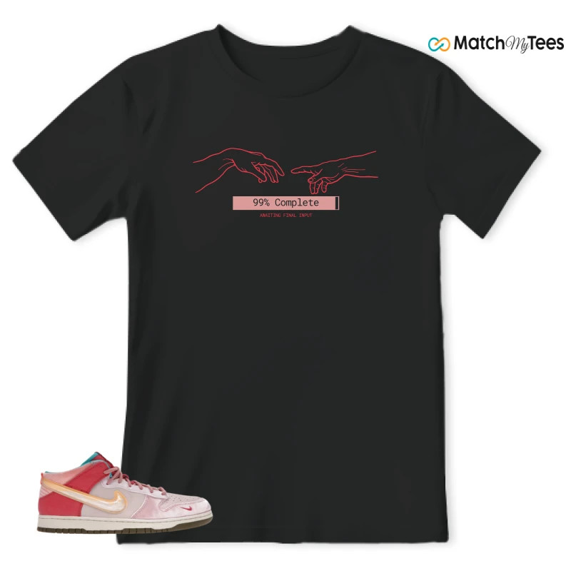NIKE DUNK MID SOCIAL STATUS FREE LUNCH STRAWBERRY MILK SNEAKER Matching Tees t-shirt