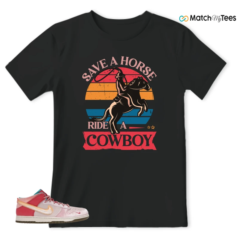 NIKE DUNK MID SOCIAL STATUS FREE LUNCH STRAWBERRY MILK SNEAKER Matching Tees t-shirt