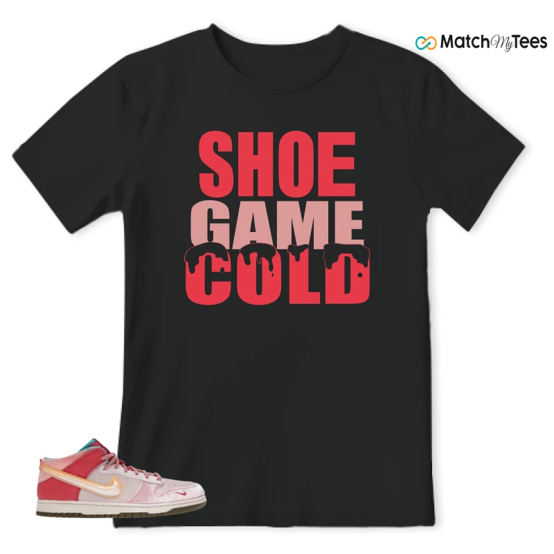 NIKE DUNK MID SOCIAL STATUS FREE LUNCH STRAWBERRY MILK SNEAKER Matching Tees t-shirt