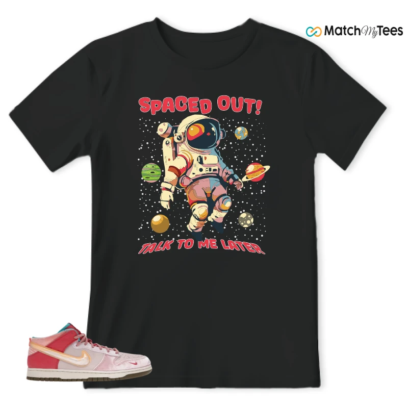 NIKE DUNK MID SOCIAL STATUS FREE LUNCH STRAWBERRY MILK SNEAKER Matching Tees t-shirt