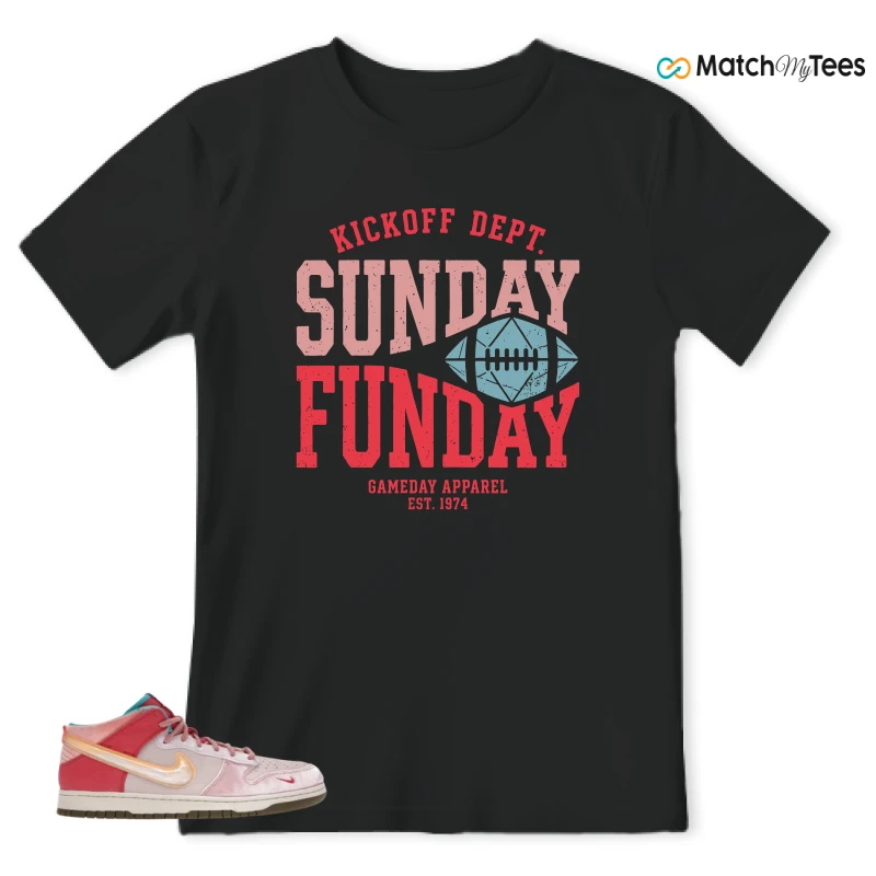 NIKE DUNK MID SOCIAL STATUS FREE LUNCH STRAWBERRY MILK SNEAKER Matching Tees t-shirt