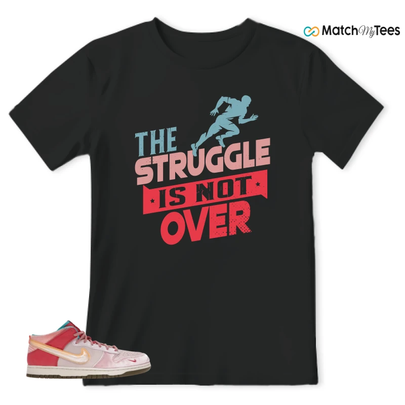 NIKE DUNK MID SOCIAL STATUS FREE LUNCH STRAWBERRY MILK SNEAKER Matching Tees t-shirt