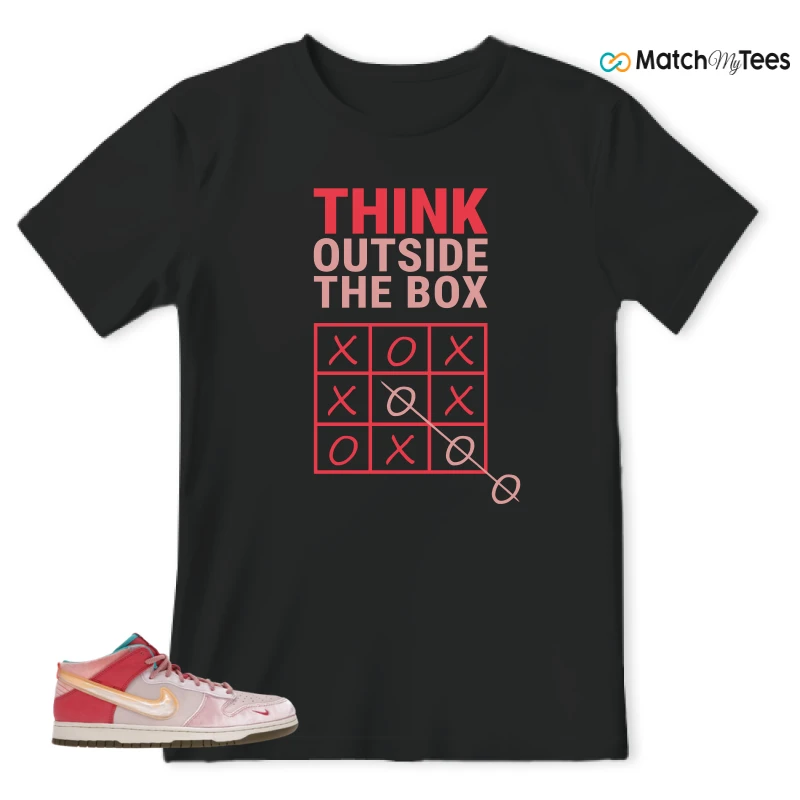 NIKE DUNK MID SOCIAL STATUS FREE LUNCH STRAWBERRY MILK SNEAKER Matching Tees t-shirt