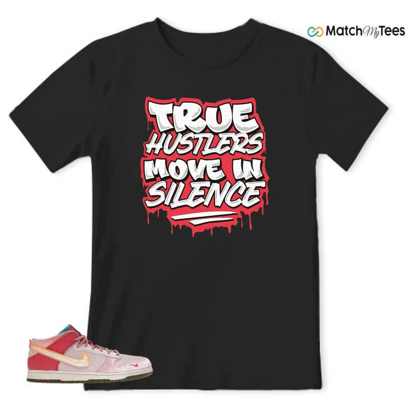 NIKE DUNK MID SOCIAL STATUS FREE LUNCH STRAWBERRY MILK SNEAKER Matching Tees t-shirt