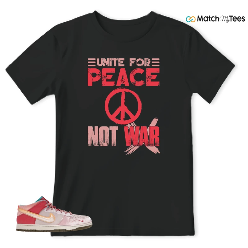 NIKE DUNK MID SOCIAL STATUS FREE LUNCH STRAWBERRY MILK SNEAKER Matching Tees t-shirt