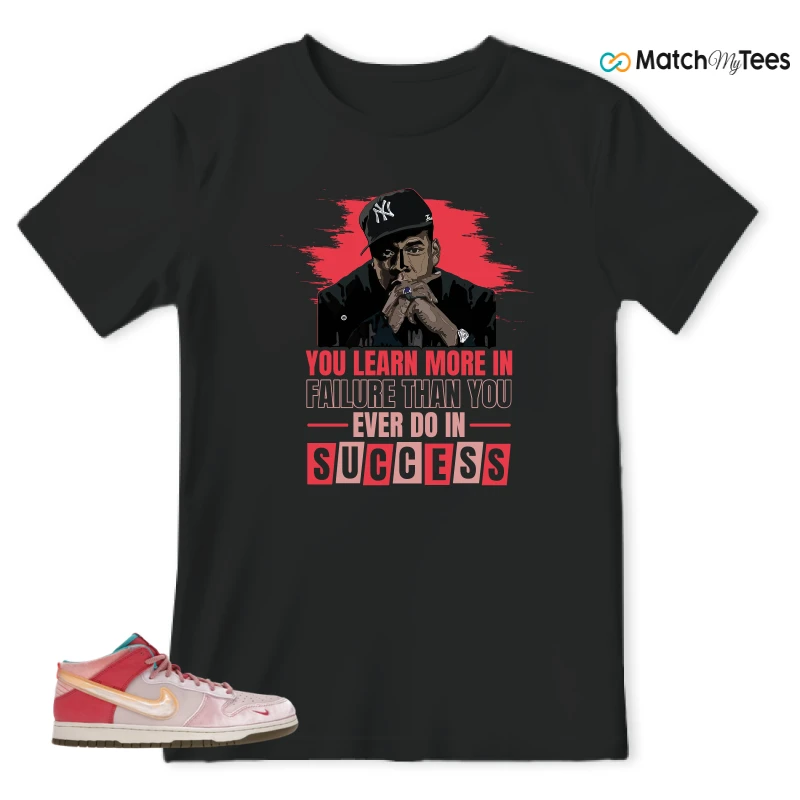 NIKE DUNK MID SOCIAL STATUS FREE LUNCH STRAWBERRY MILK SNEAKER Matching Tees t-shirt