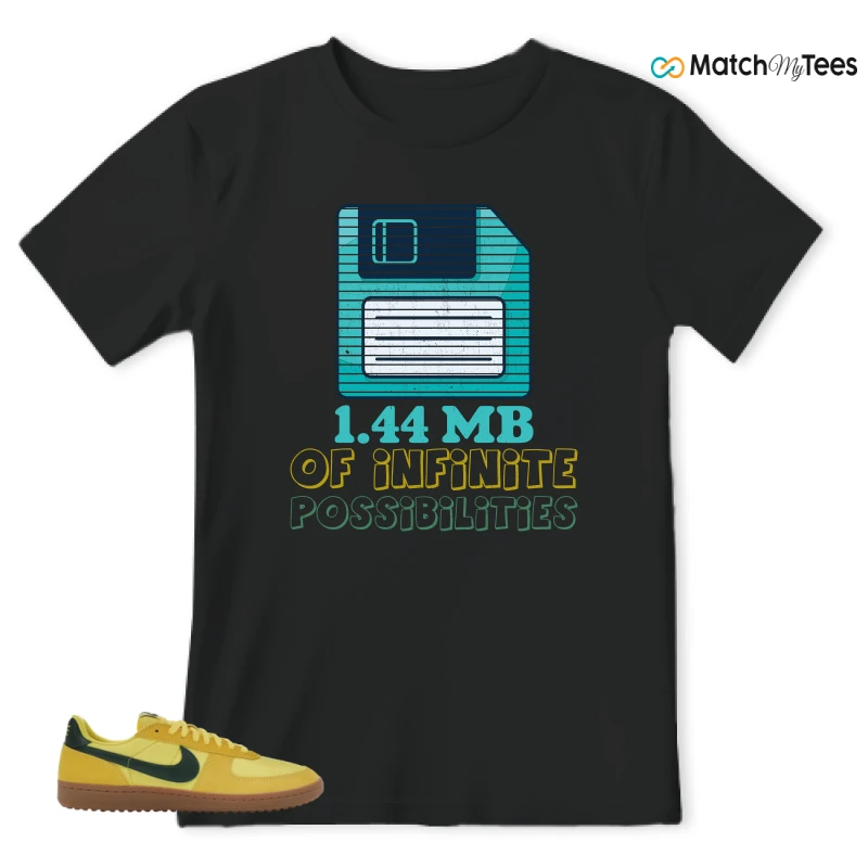 NIKE FIELD GENERAL 82 CHROME YELLOW FIR SNEAKER Matching Tees t-shirt
