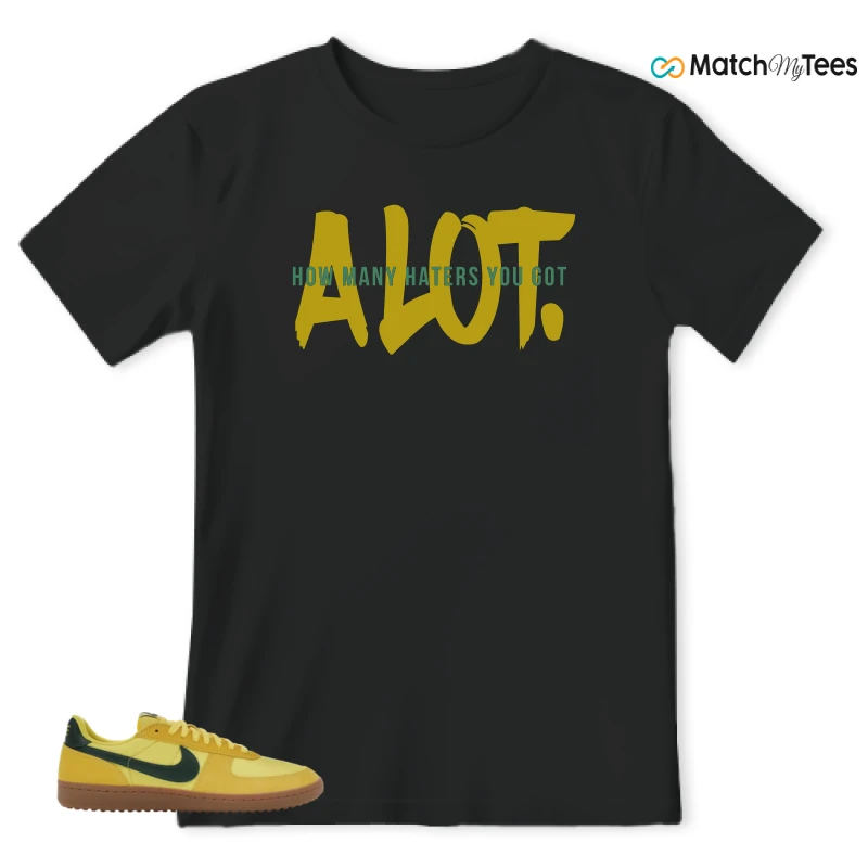 NIKE FIELD GENERAL 82 CHROME YELLOW FIR SNEAKER Matching Tees t-shirt
