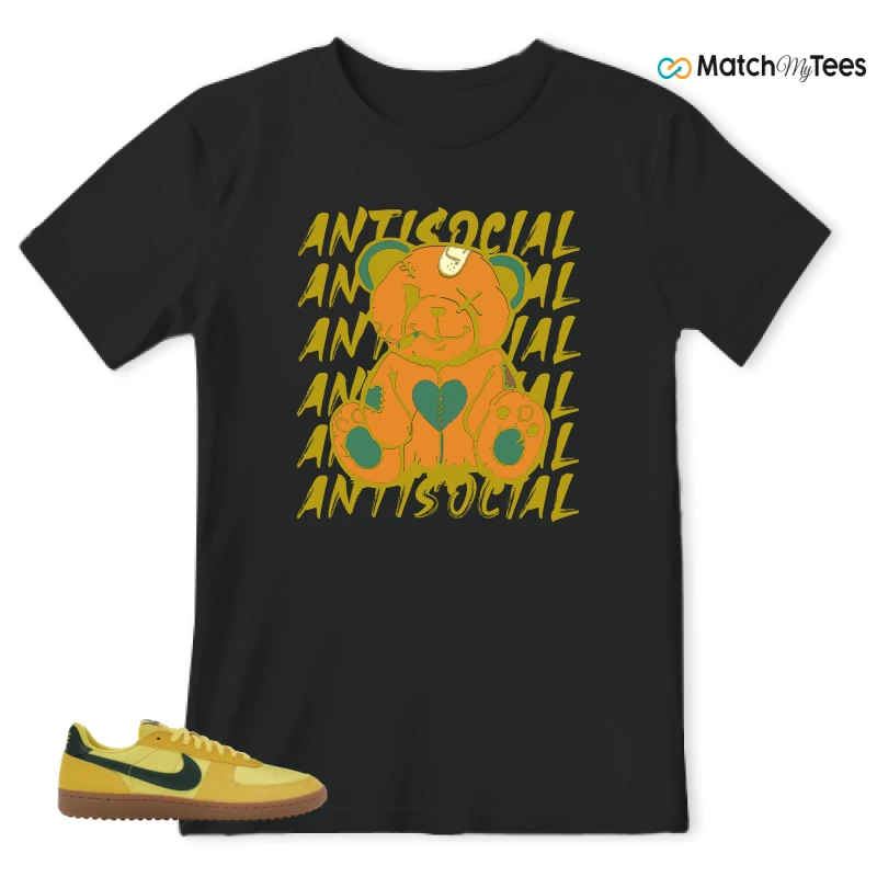 NIKE FIELD GENERAL 82 CHROME YELLOW FIR SNEAKER Matching Tees t-shirt