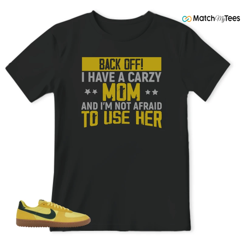 NIKE FIELD GENERAL 82 CHROME YELLOW FIR SNEAKER Matching Tees t-shirt