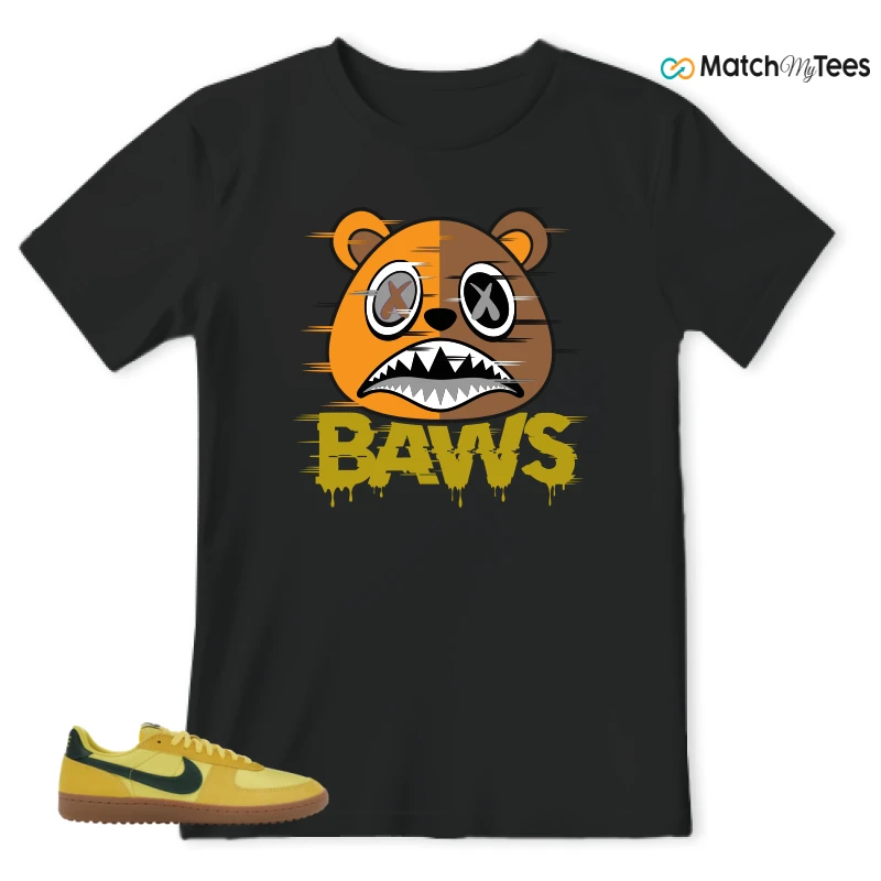 NIKE FIELD GENERAL 82 CHROME YELLOW FIR SNEAKER Matching Tees t-shirt