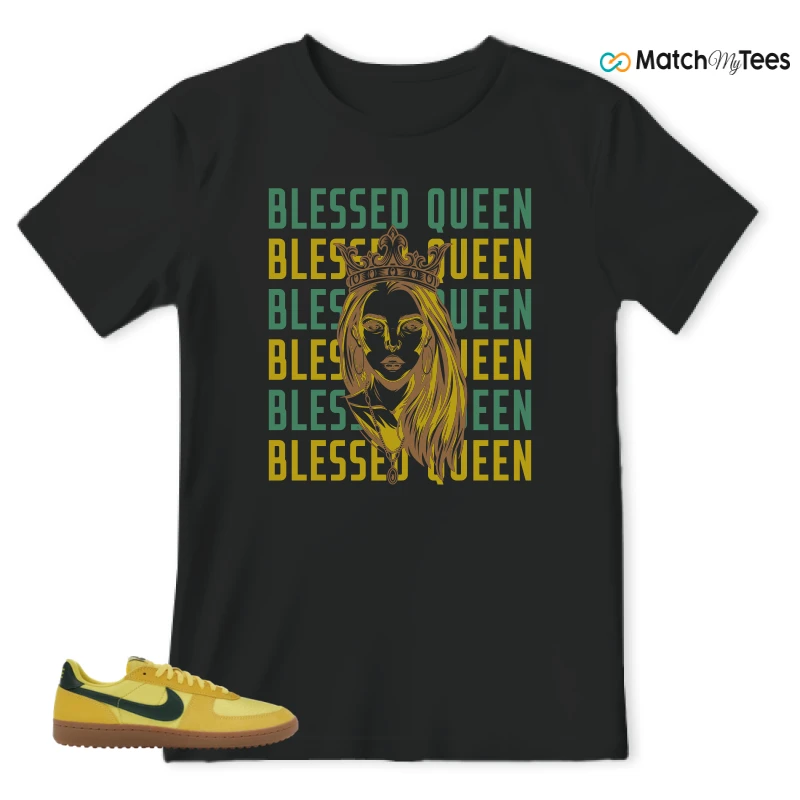 NIKE FIELD GENERAL 82 CHROME YELLOW FIR SNEAKER Matching Tees t-shirt
