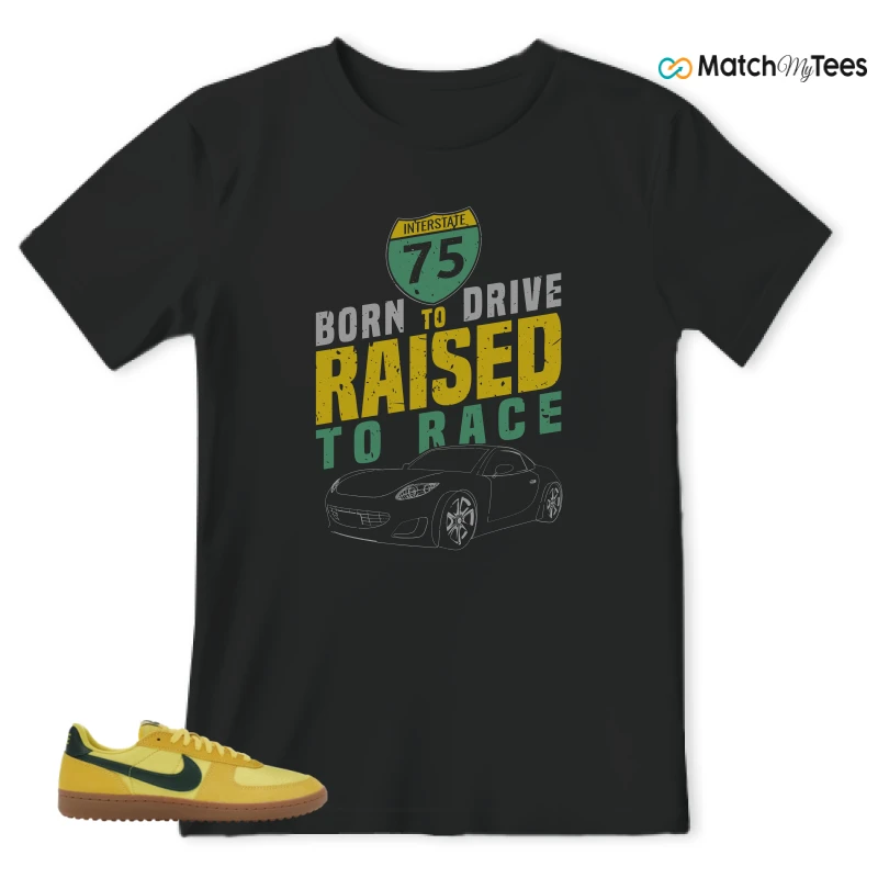NIKE FIELD GENERAL 82 CHROME YELLOW FIR SNEAKER Matching Tees t-shirt
