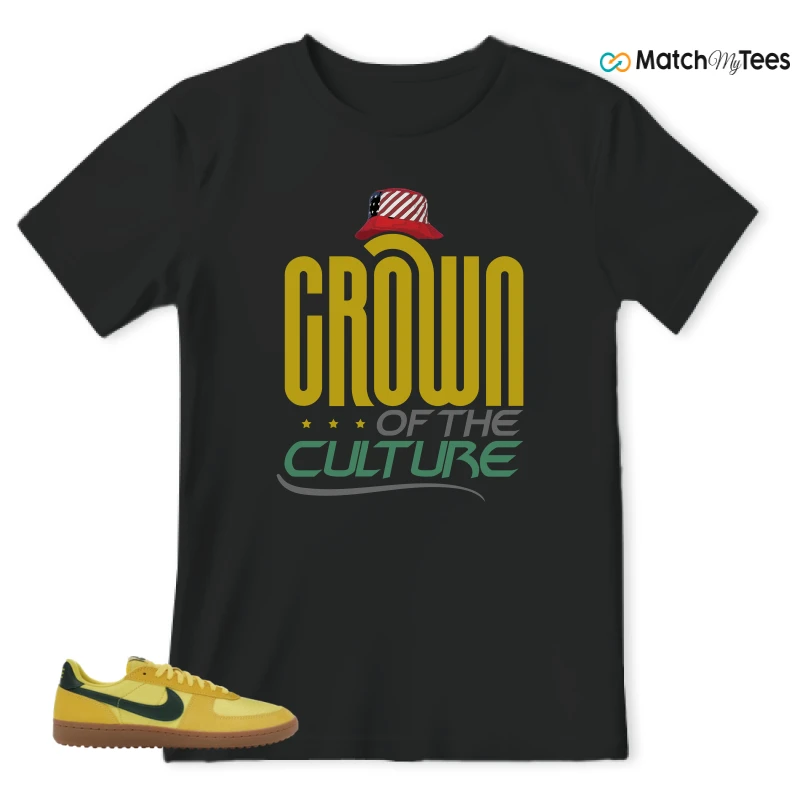 NIKE FIELD GENERAL 82 CHROME YELLOW FIR SNEAKER Matching Tees t-shirt