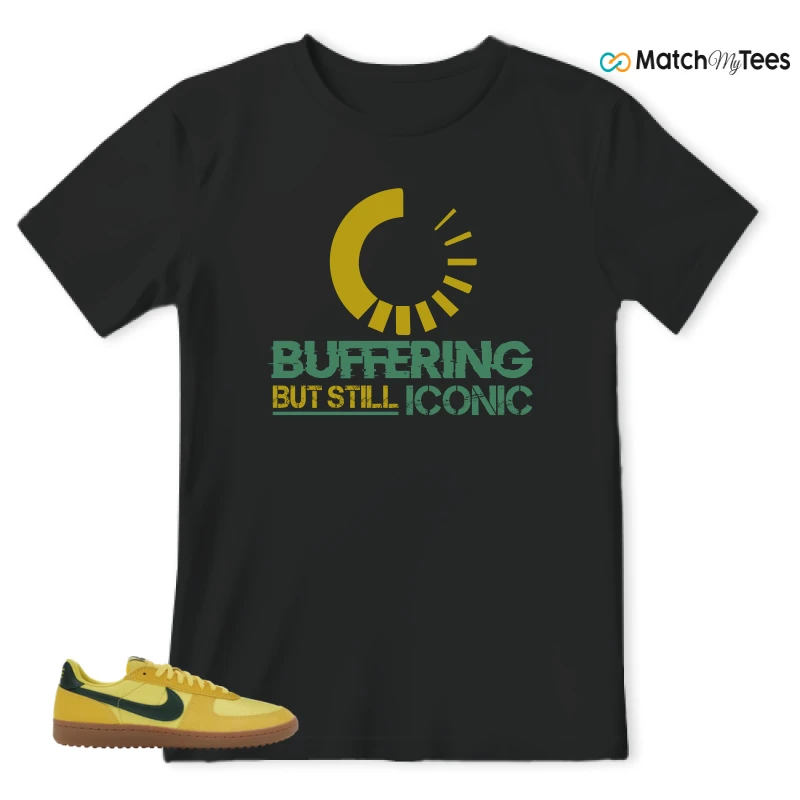 NIKE FIELD GENERAL 82 CHROME YELLOW FIR SNEAKER Matching Tees t-shirt