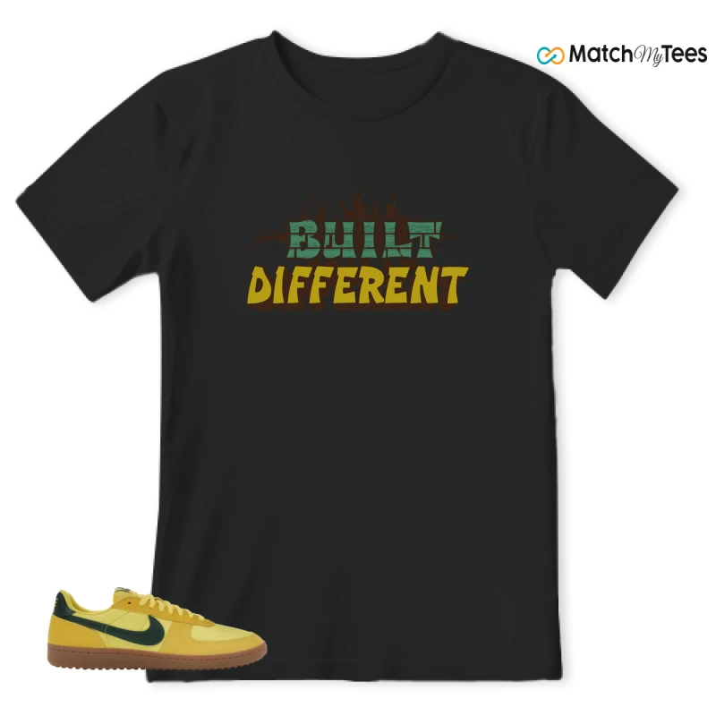 NIKE FIELD GENERAL 82 CHROME YELLOW FIR SNEAKER Matching Tees t-shirt