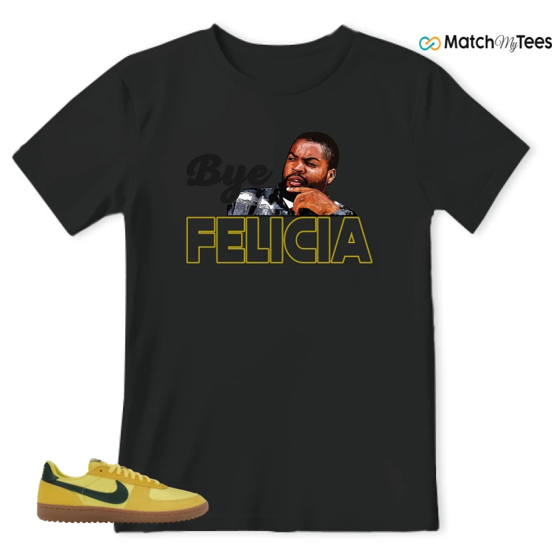 NIKE FIELD GENERAL 82 CHROME YELLOW FIR SNEAKER Matching Tees t-shirt