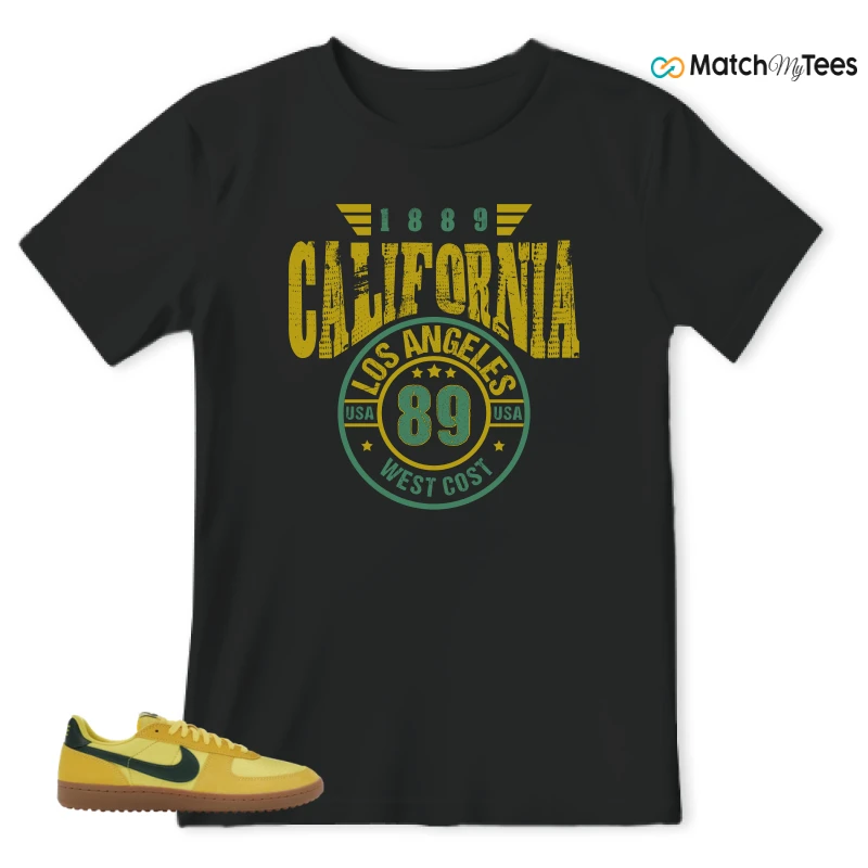 NIKE FIELD GENERAL 82 CHROME YELLOW FIR SNEAKER Matching Tees t-shirt