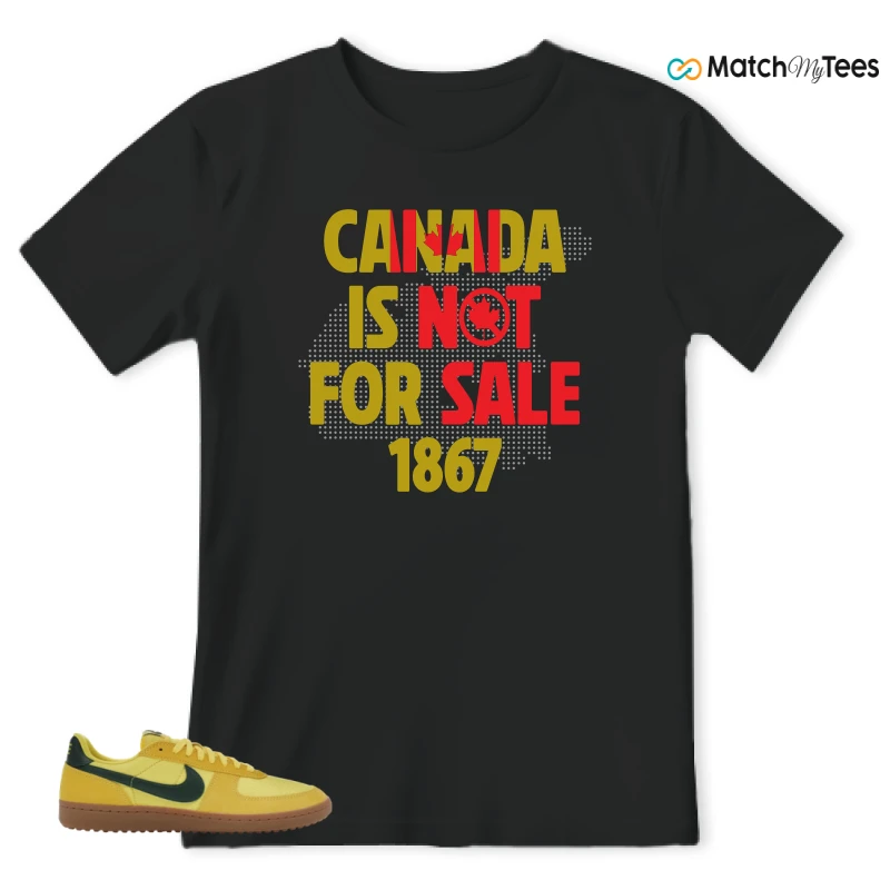 NIKE FIELD GENERAL 82 CHROME YELLOW FIR SNEAKER Matching Tees t-shirt