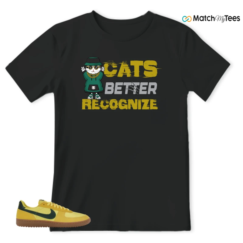 NIKE FIELD GENERAL 82 CHROME YELLOW FIR SNEAKER Matching Tees t-shirt