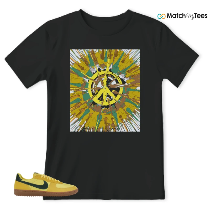 NIKE FIELD GENERAL 82 CHROME YELLOW FIR SNEAKER Matching Tees t-shirt