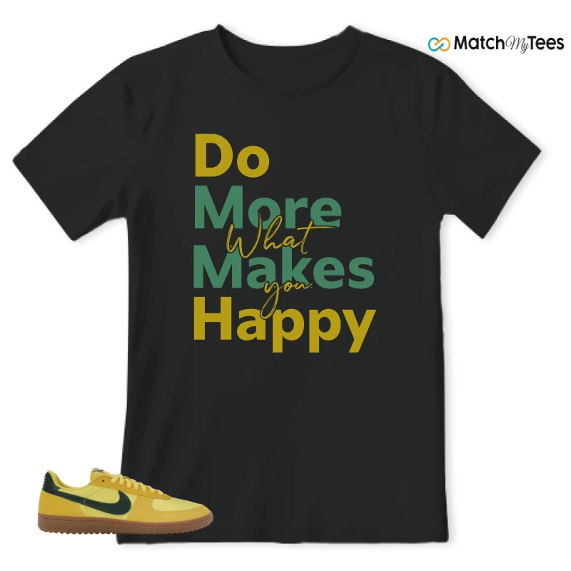 NIKE FIELD GENERAL 82 CHROME YELLOW FIR SNEAKER Matching Tees t-shirt