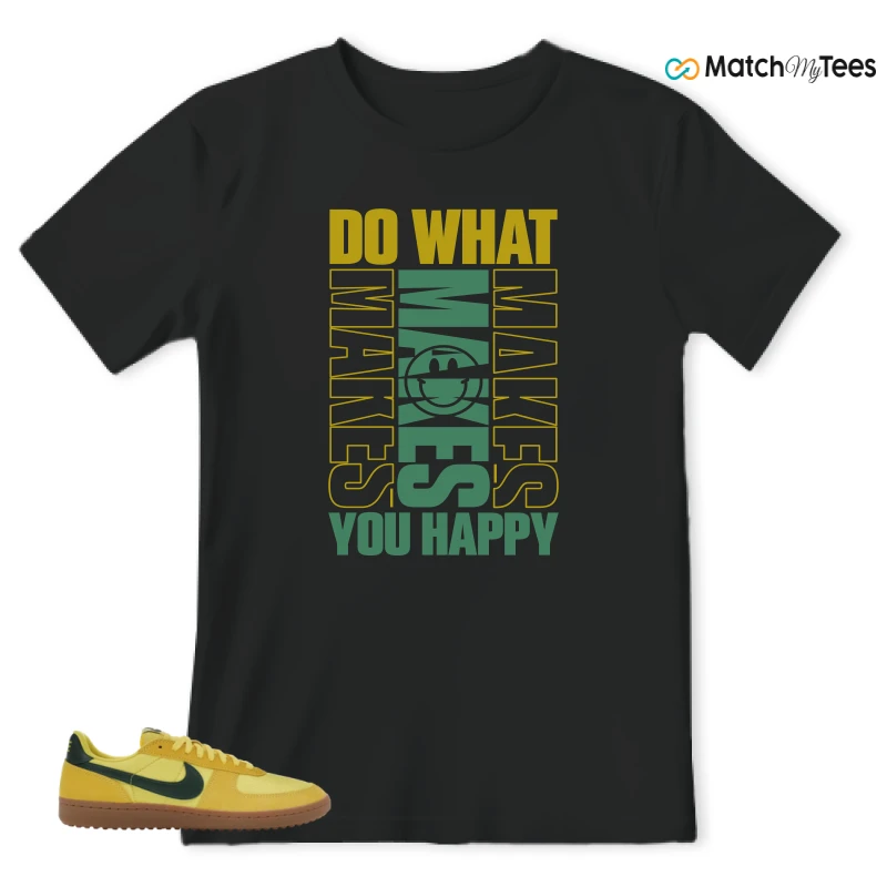 NIKE FIELD GENERAL 82 CHROME YELLOW FIR SNEAKER Matching Tees t-shirt