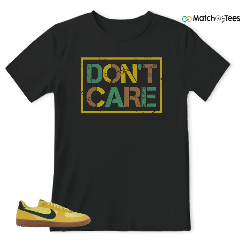 NIKE FIELD GENERAL 82 CHROME YELLOW FIR SNEAKER Matching Tees t-shirt