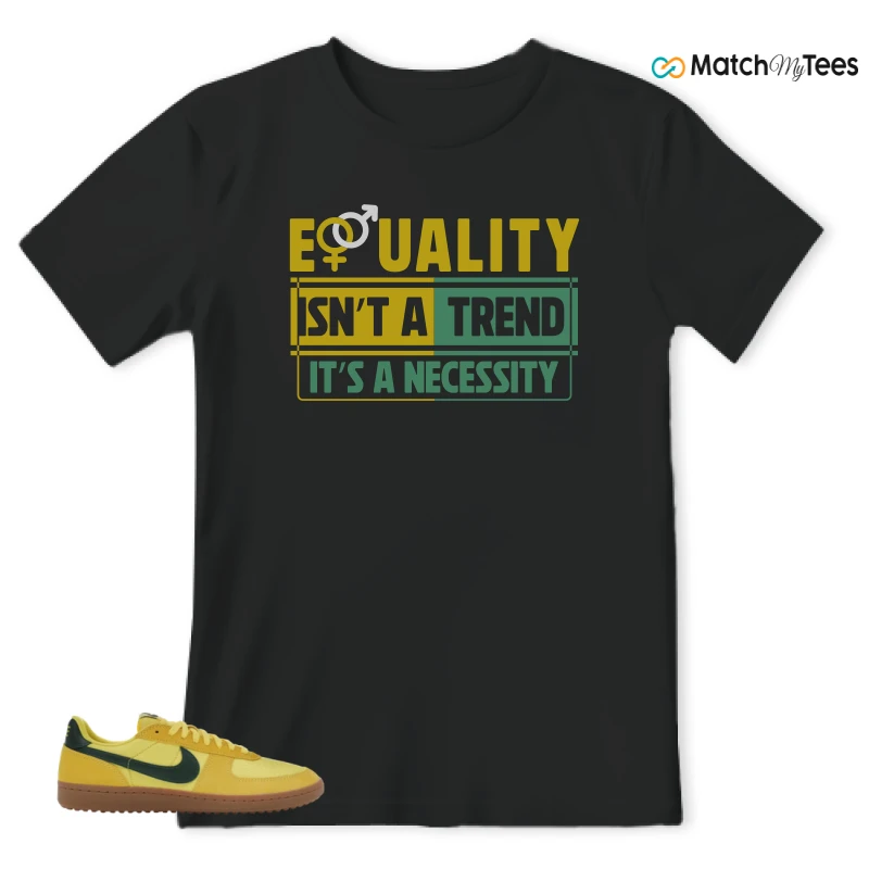 NIKE FIELD GENERAL 82 CHROME YELLOW FIR SNEAKER Matching Tees t-shirt