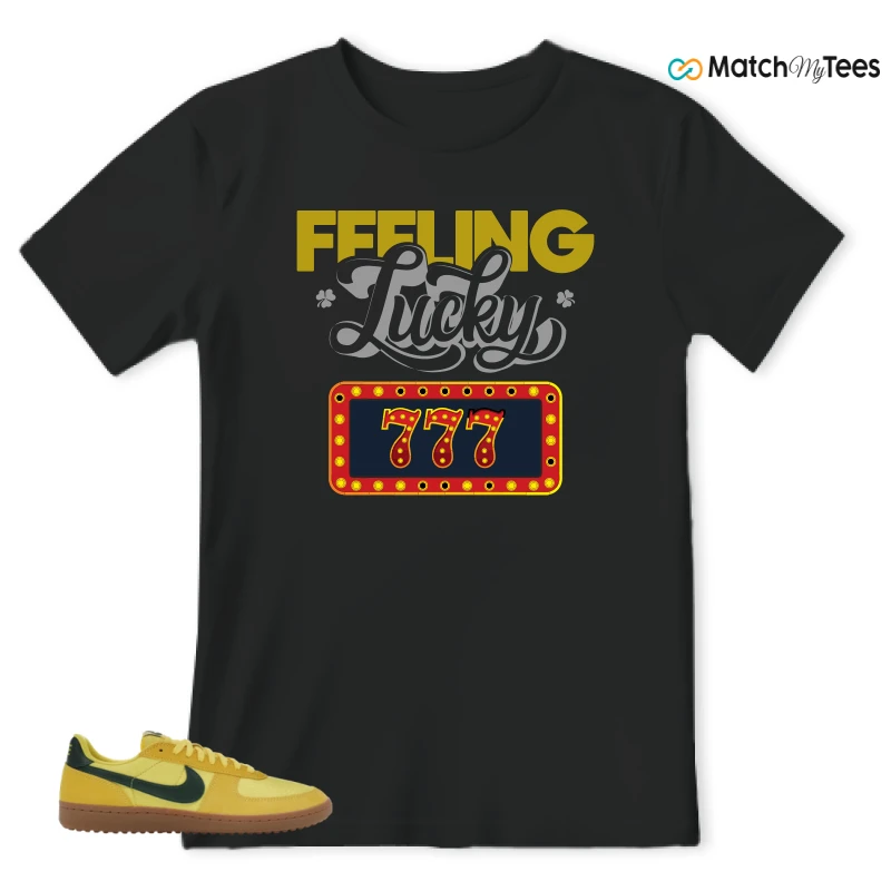 NIKE FIELD GENERAL 82 CHROME YELLOW FIR SNEAKER Matching Tees t-shirt