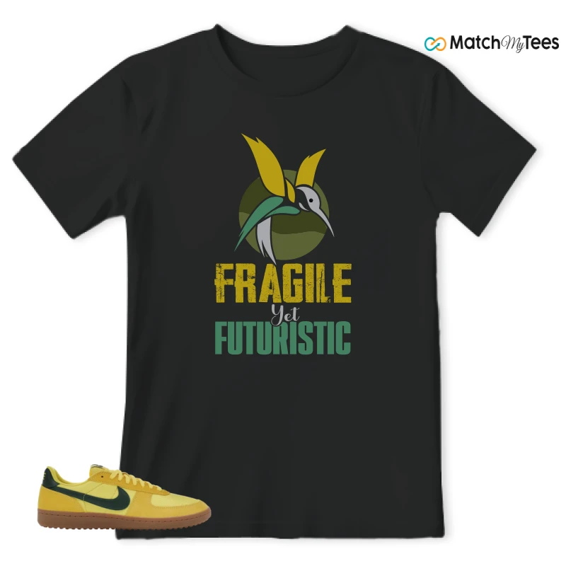 NIKE FIELD GENERAL 82 CHROME YELLOW FIR SNEAKER Matching Tees t-shirt