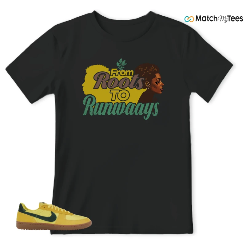 NIKE FIELD GENERAL 82 CHROME YELLOW FIR SNEAKER Matching Tees t-shirt