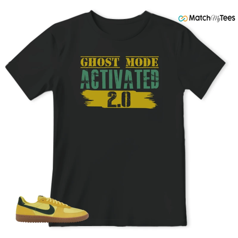 NIKE FIELD GENERAL 82 CHROME YELLOW FIR SNEAKER Matching Tees t-shirt