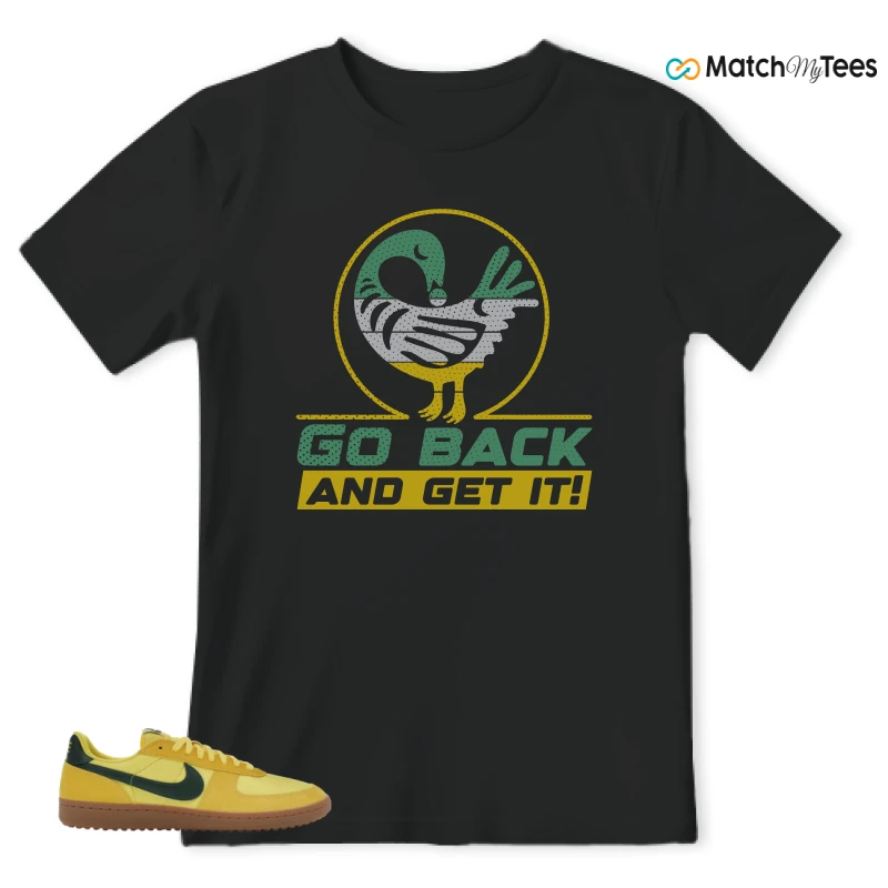 NIKE FIELD GENERAL 82 CHROME YELLOW FIR SNEAKER Matching Tees t-shirt