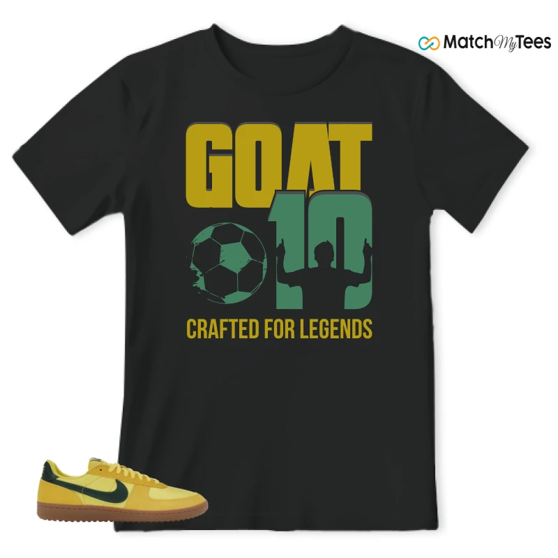 NIKE FIELD GENERAL 82 CHROME YELLOW FIR SNEAKER Matching Tees t-shirt