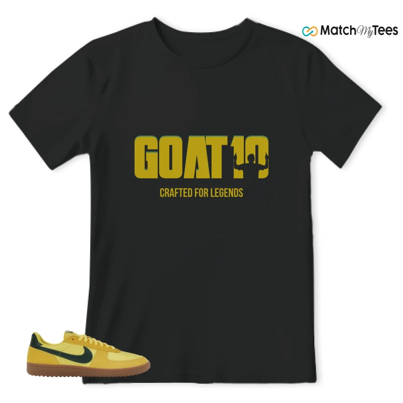NIKE FIELD GENERAL 82 CHROME YELLOW FIR SNEAKER Matching Tees t-shirt