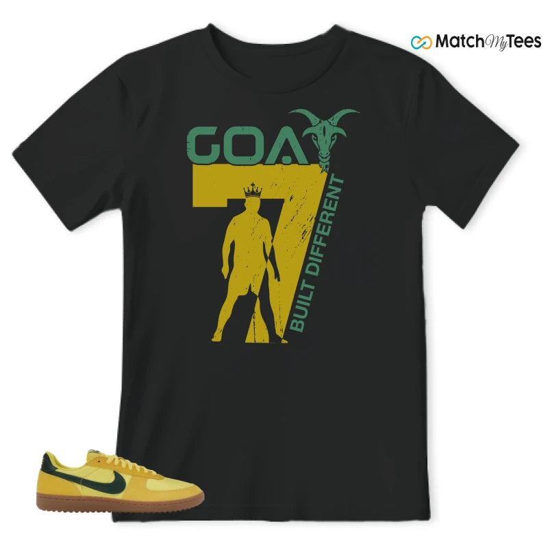 NIKE FIELD GENERAL 82 CHROME YELLOW FIR SNEAKER Matching Tees t-shirt