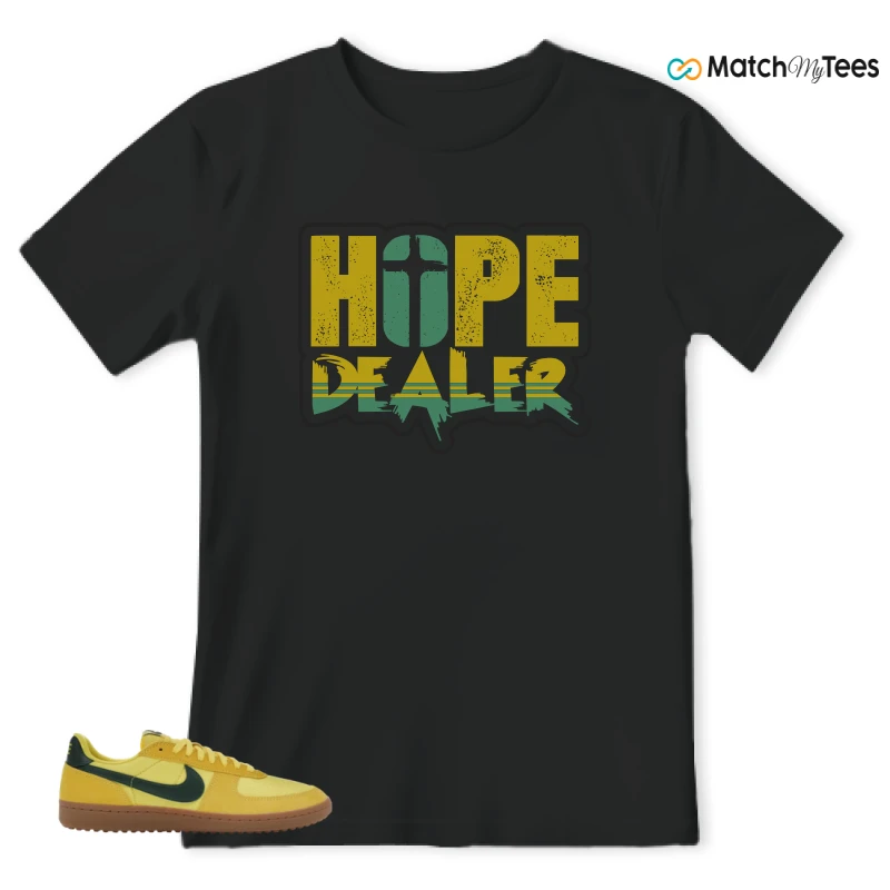 NIKE FIELD GENERAL 82 CHROME YELLOW FIR SNEAKER Matching Tees t-shirt