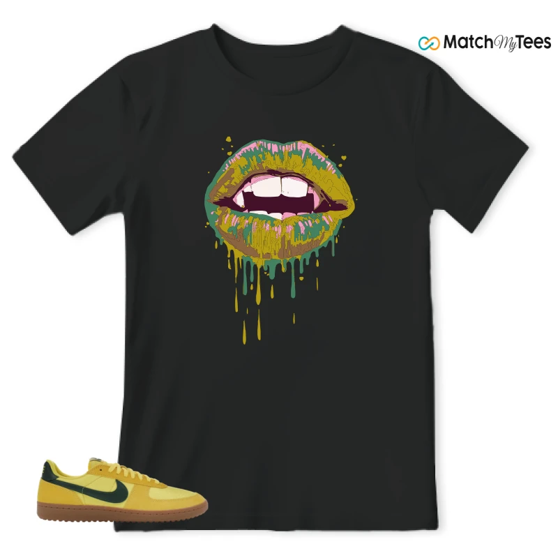 NIKE FIELD GENERAL 82 CHROME YELLOW FIR SNEAKER Matching Tees t-shirt