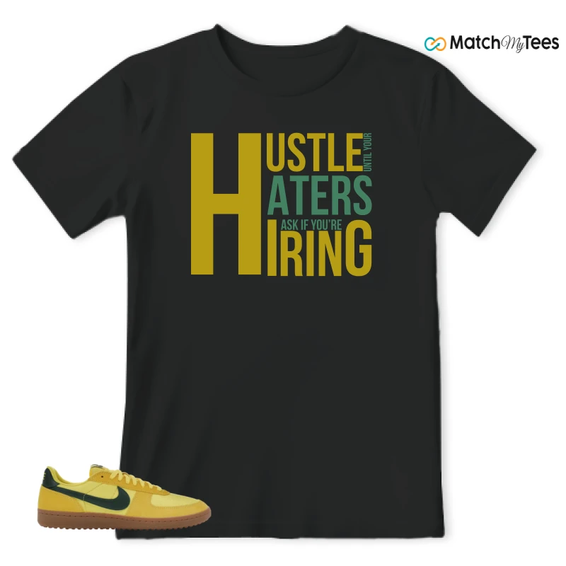 NIKE FIELD GENERAL 82 CHROME YELLOW FIR SNEAKER Matching Tees t-shirt